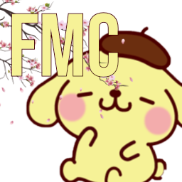 Cozy, cute logo for FluffyMC